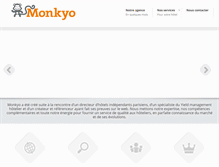 Tablet Screenshot of monkyo.com
